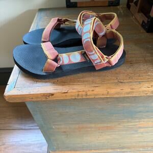 Teva Women Originals Sandals SZ 9 Haze Aragon Granola Girl Hiking Camp Vacation